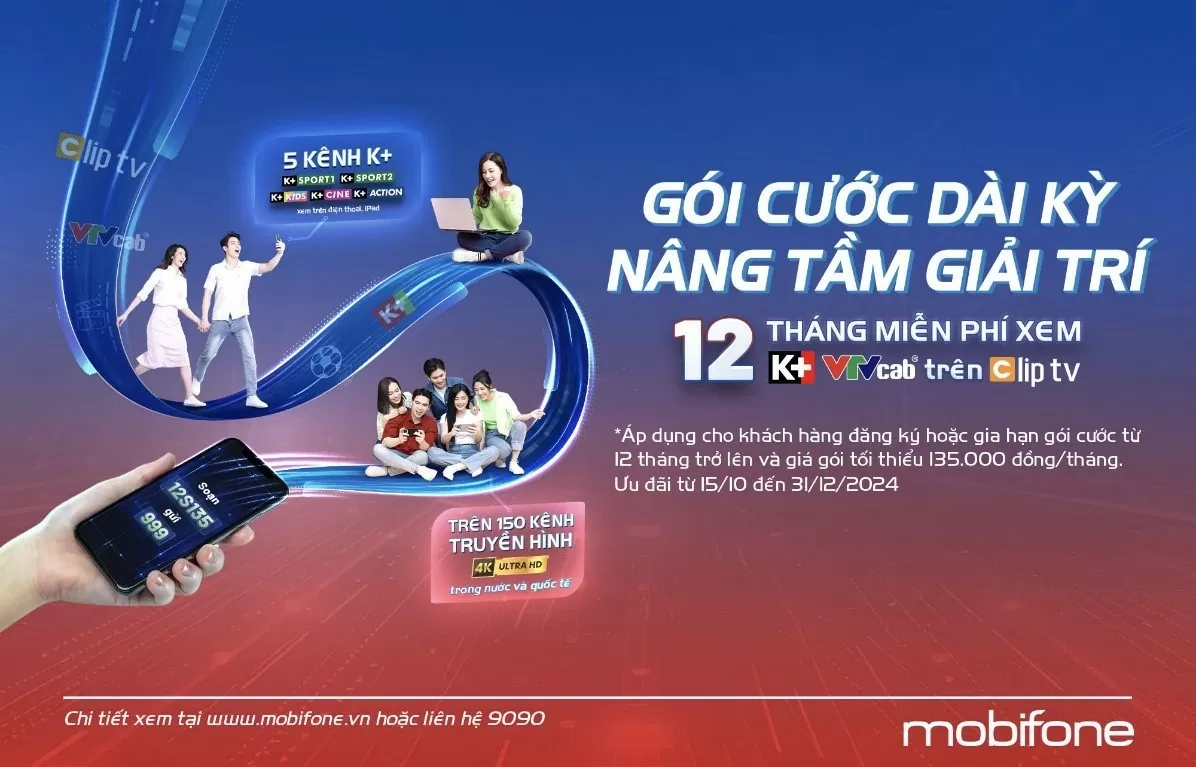 Bùng nổ ưu đãi với các gói cước dài kỳ từ MobiFone