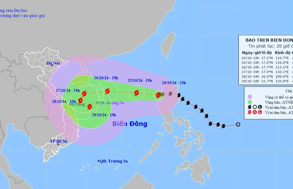 Thủ tướng: Triển khai ứng phó bão TRAMI theo phương châm 