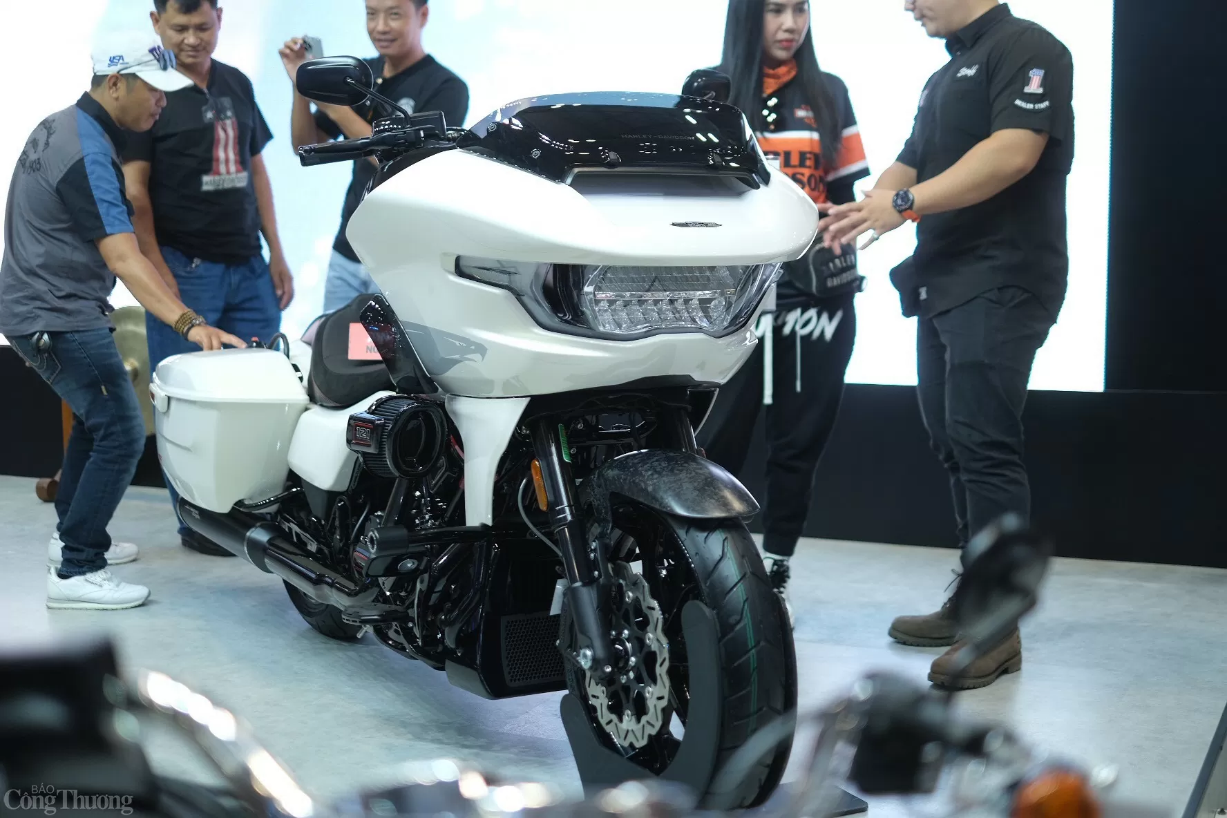 Cận cảnh mẫu xe phân khối lớn Harley-Davidson đắt hơn nhiều ô tô tại Vietnam Motor Show 2024