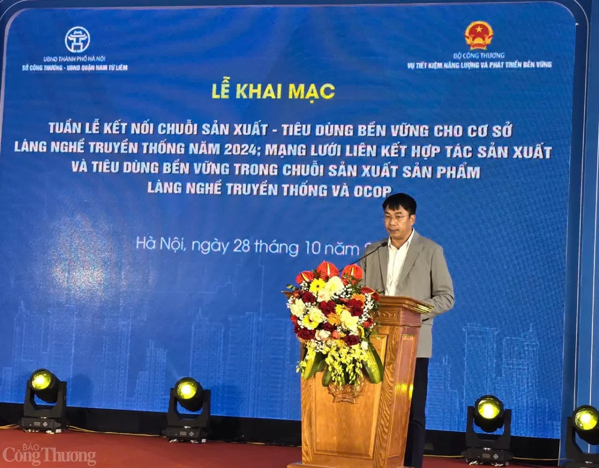 Khai mạc Tuần lễ kết nối chuỗi sản xuất tiêu dùng bền vững làng nghề truyền thống 2024