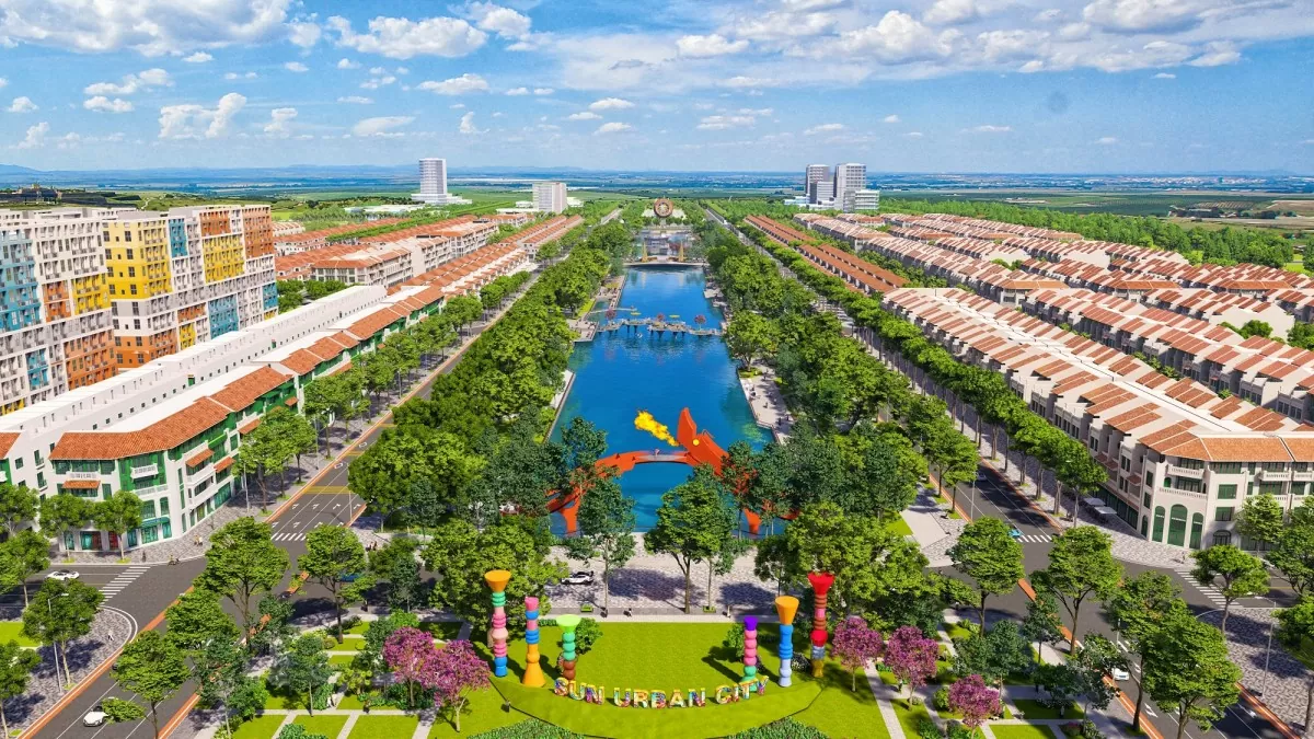 Sun Urban City có quy mô lên đến 420ha cùng hàng loạt tiện ích đẳng cấp