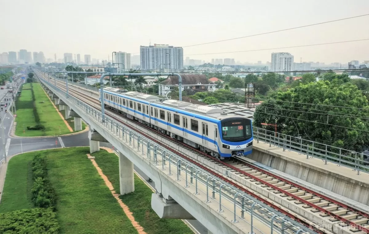 Tuyến metro số 1 sẽ hoàn thành và vận hành chính thức cuối năm 2024