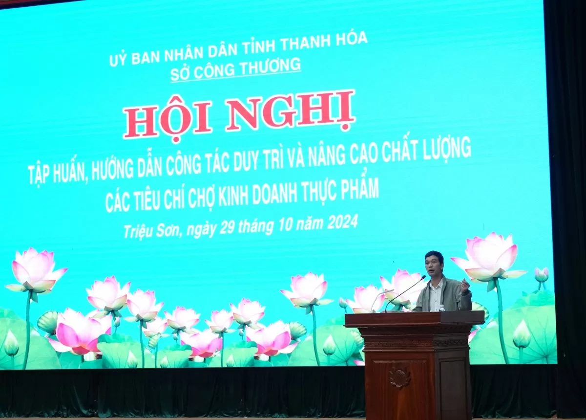 Thanh Hóa dẫn đầu về số lượng chợ đạt chuẩn theo tiêu chí kinh doanh thực phẩm