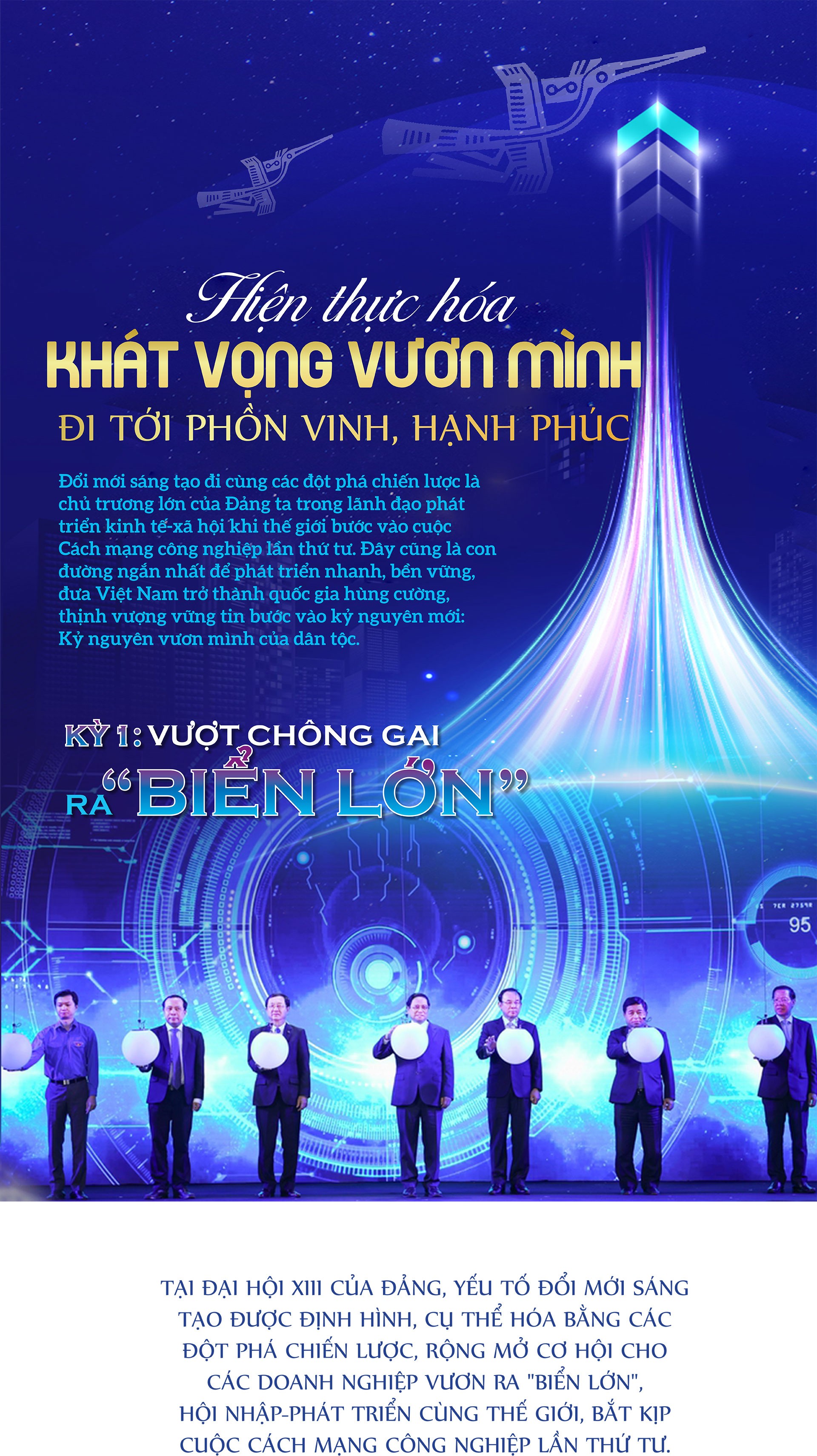 Hiện thực hóa khát vọng vươn mình đi tới phồn vinh, hạnh phúc