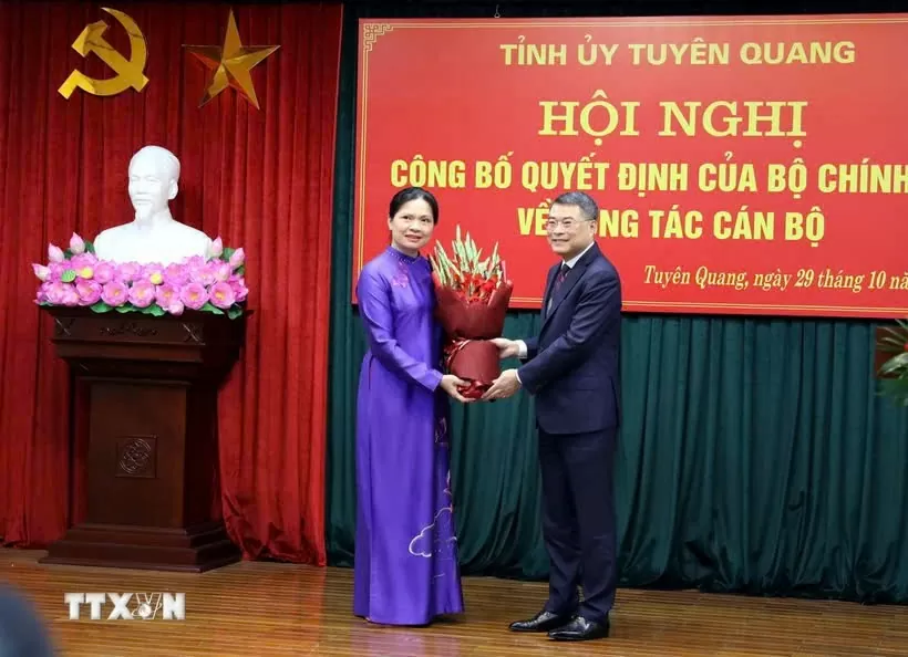 Bà Hà Thị Nga là tân Bí thư Tỉnh ủy Tuyên Quang