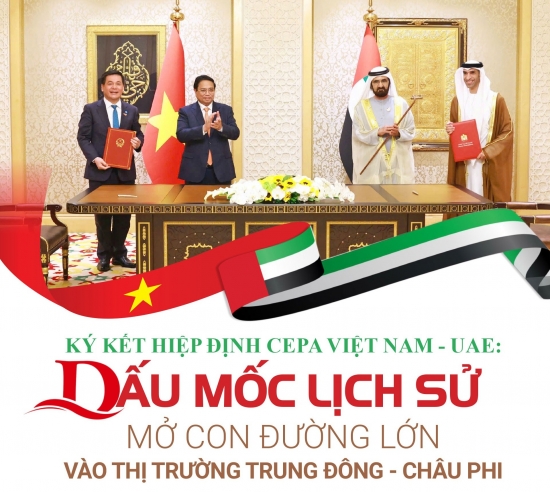 hiep dinh cepa viet nam uae dau moc lich su mo duong vao thi truong trung dong chau phi