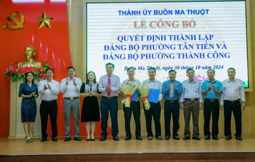 Đắk Lắk: Thành phố Buôn Ma Thuột sẽ còn 11 phường và 8 xã