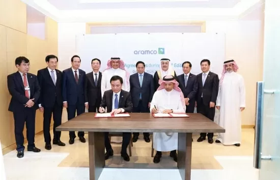 Petrovietnam và Saudi Aramco trao Biên bản hợp tác đặt nền tảng trong chuỗi giá trị hydrocarbon.