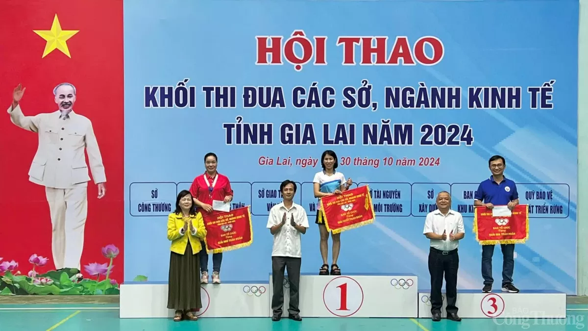 Chùm ảnh: Sôi nổi các cuộc tranh tài tại Hội thao Khối thi đua các sở, ngành kinh tế tỉnh Gia Lai