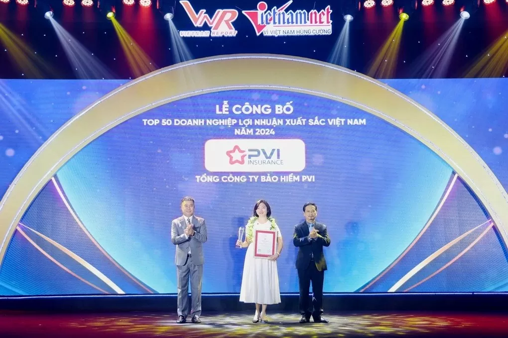 Bảo hiểm PVI vào "Top 50 doanh nghiệp lợi nhuận xuất sắc Việt Nam"