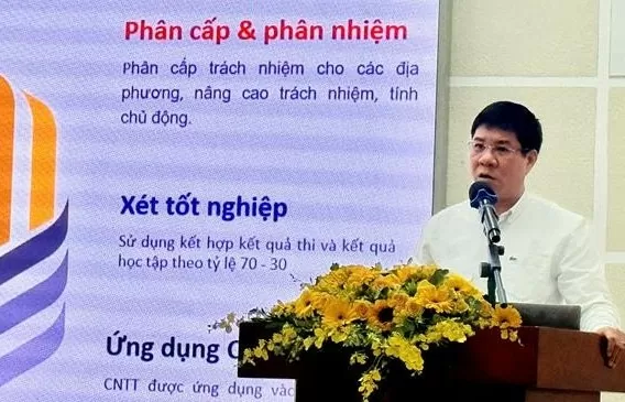 Dự kiến tăng tỷ lệ sử dụng kết quả học tập của học sinh lên 50% khi xét tốt nghiệp THPT