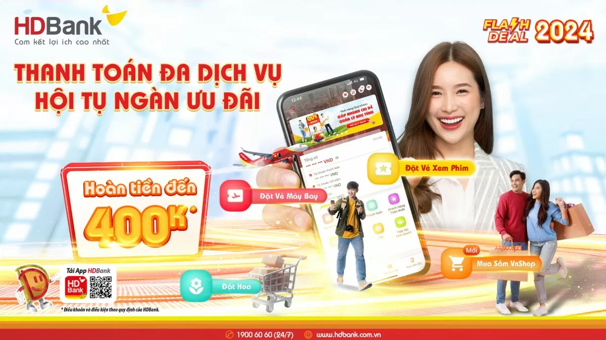 Giữ số dư từ 3 triệu đồng, nắm cơ hội trúng ‘xế xịn’ trên App HDBank