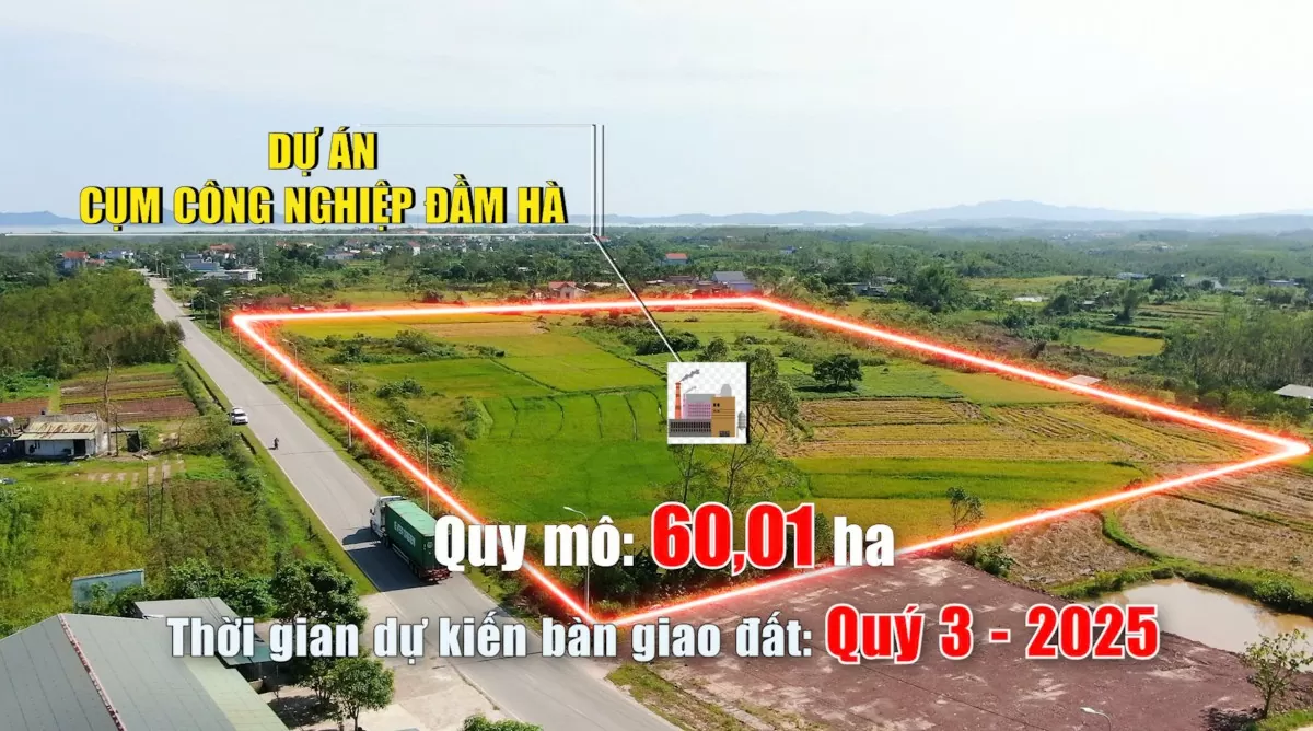 Quảng Ninh - Cụm công nghiệp đầu tiên của huyện Đầm Hà thu hút sự quan tâm của nhà đầu tư