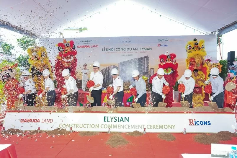 Lễ khởi công dự án Elysian diễn ra hôm 30/10