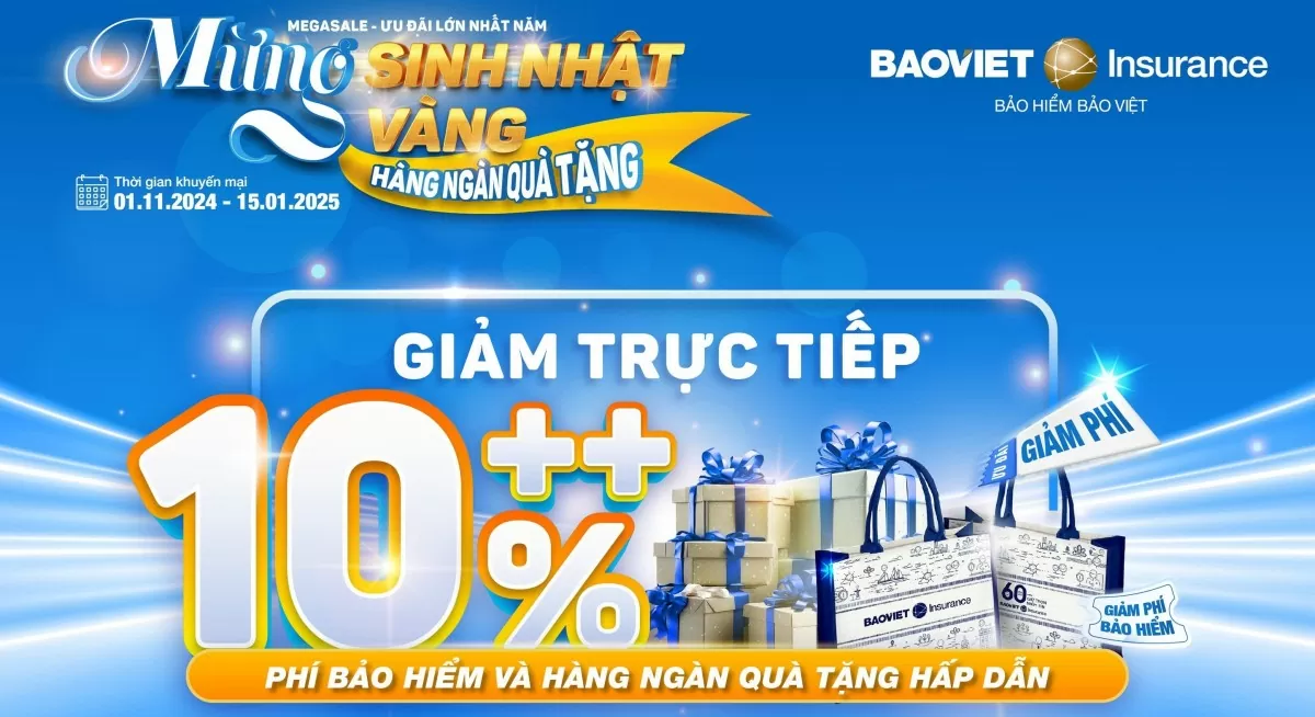 Tưng bừng mừng kỷ niệm 60 năm: Bảo hiểm Bảo Việt khao đại tiệc tri ân 15 tỷ đồng