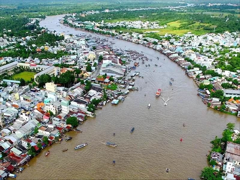 Cần Thơ có nhiều tiềm năng để phát triển đường sông. Ảnh Cantho