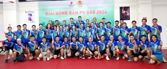 Giải bóng bàn PV GAS 2024: Quyết tâm và đoàn kết