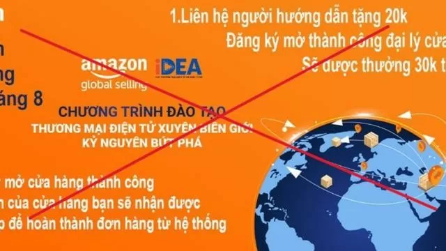 Xuất hiện tình trạng lừa đảo, mạo danh sàn thương mại điện tử Amazon