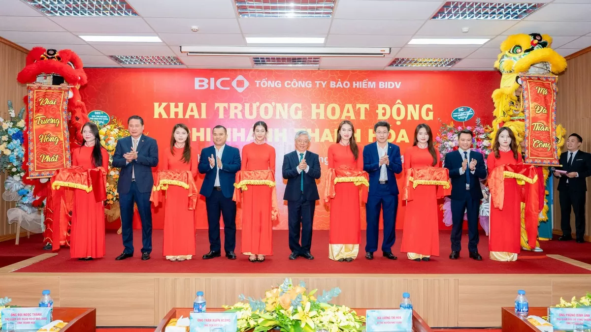 Tổng công ty Bảo hiểm BIDV (BIC) khai trương chi nhánh mới tại Thanh Hóa