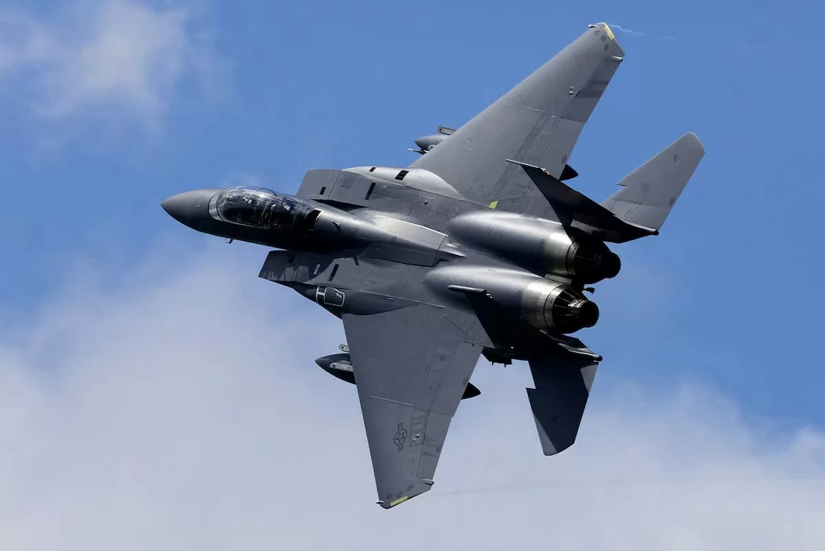 Chiến đấu cơ F-15E Strike Eagle. Ảnh: Không quân Hoa Kỳ