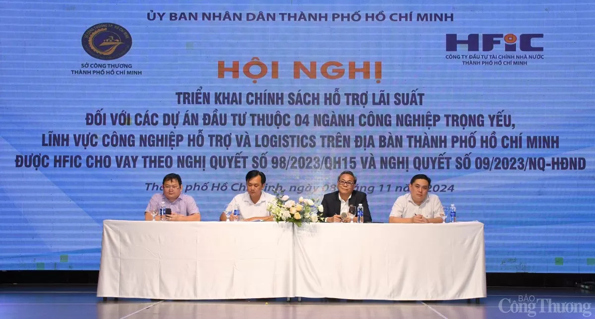 TP. Hồ Chí Minh: 4 ngành công nghiệp trọng điểm được hỗ trợ 100% lãi suất vay