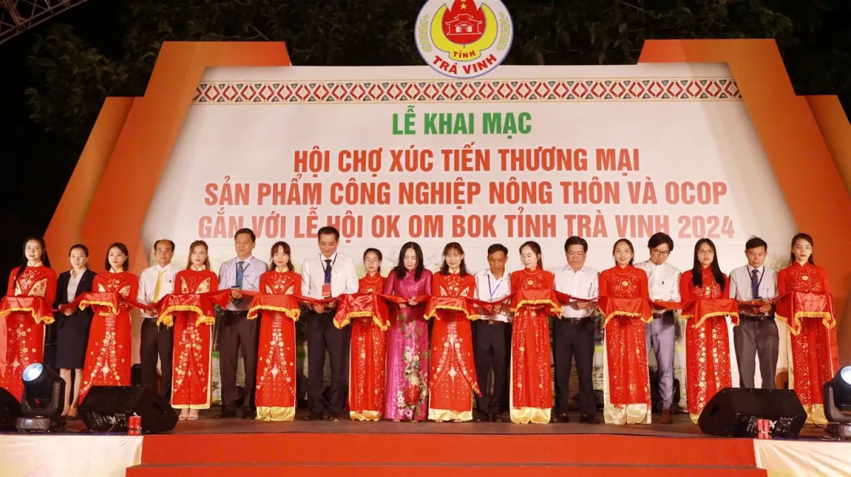 Trà Vinh: 300 gian hàng tại Hội chợ Xúc tiến thương mại gắn với Lễ hội Ok Om Bok