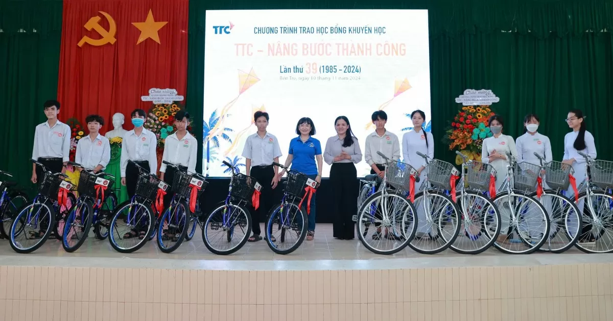 Trao học bổng 'TTC - Nâng bước thành công' lần thứ 39 năm 2024