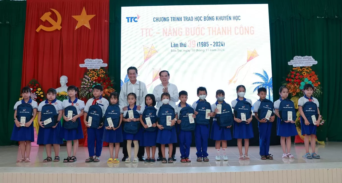 Trao học bổng 'TTC - Nâng bước thành công' lần thứ 39 năm 2024