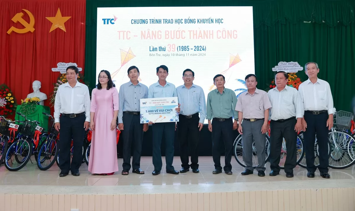 Trao học bổng 'TTC - Nâng bước thành công' lần thứ 39 năm 2024