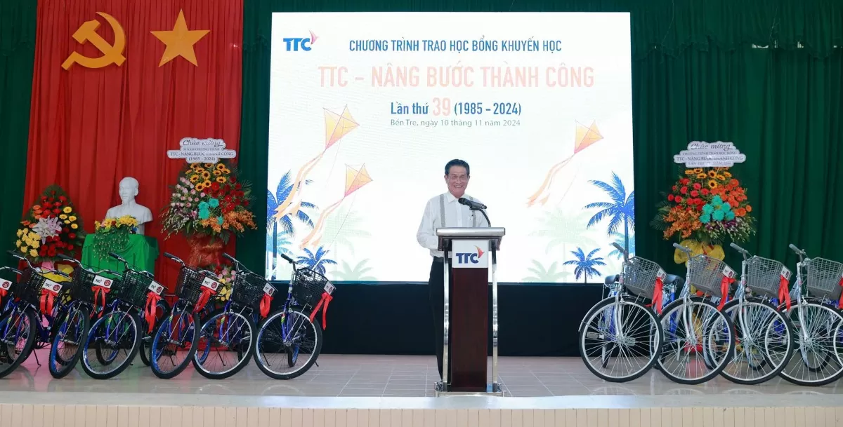 Trao học bổng 'TTC - Nâng bước thành công' lần thứ 39 năm 2024