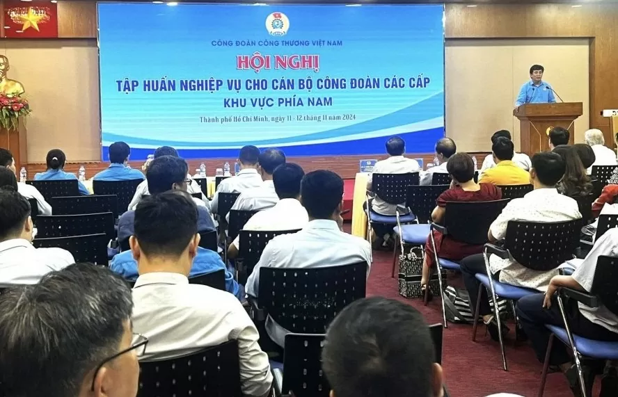 Công đoàn Công Thương tập huấn nghiệp vụ cho cán bộ khu vực phía Nam