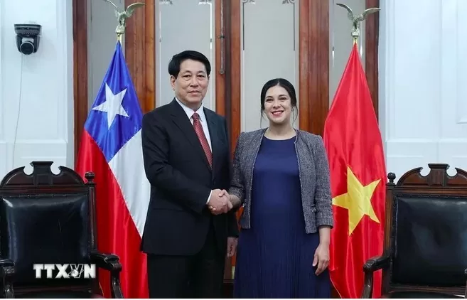 Chủ tịch nước Lương Cường hội kiến Chủ tịch Hạ viện Chile