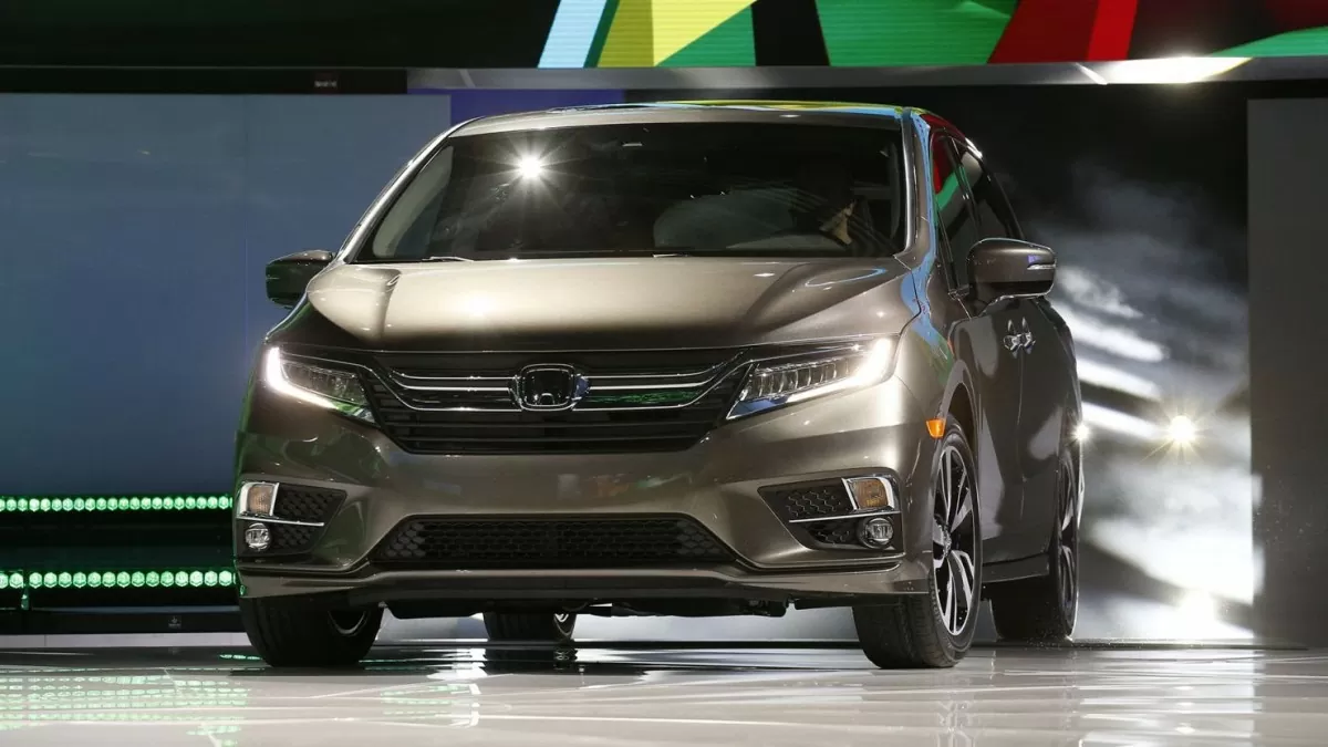 Chiếc Honda Odyssey đời 2018 đang trong diện điều tra của Honda. Ảnh: CNN