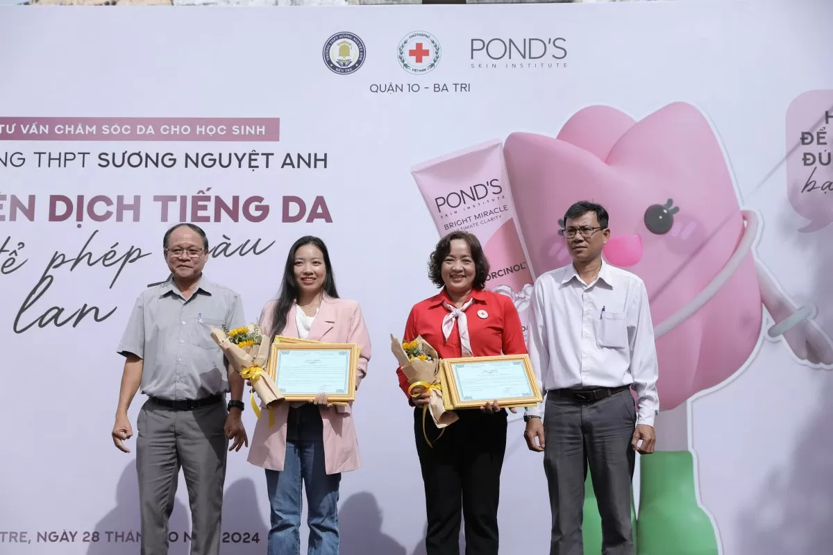 POND’S mang kiến thức chăm sóc da đúng chuẩn tới gần 1000 học sinh Bến Tre