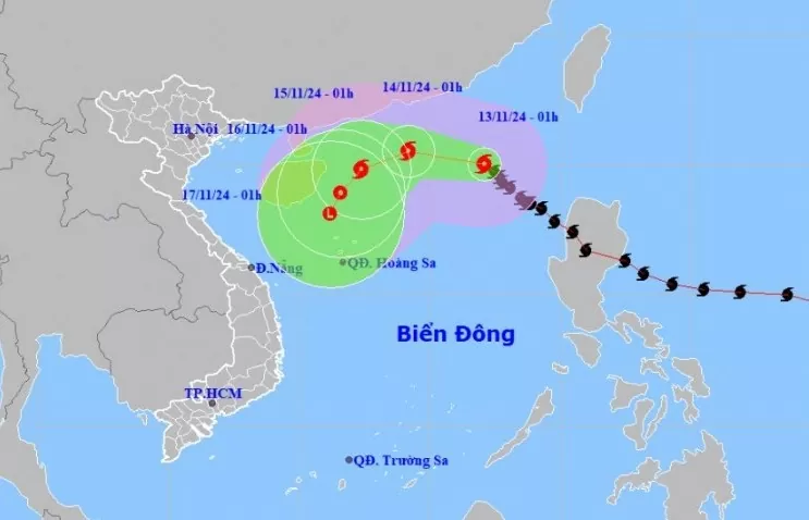 Tin mới nhất hôm nay 13/11: Bão số 8 giật cấp 12 gây mưa bão lớn, biển động rất mạnh