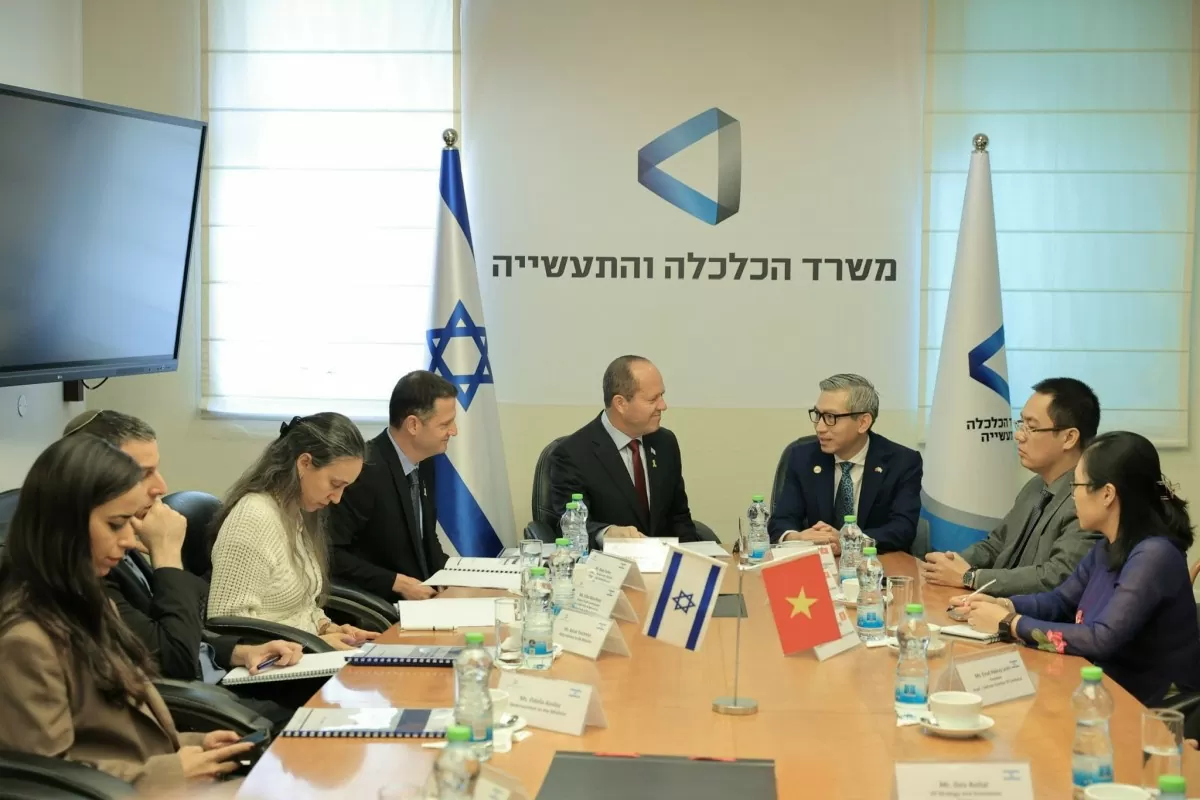 Israel thông báo Hiệp định VIFTA có hiệu lực trong tháng 11/2024