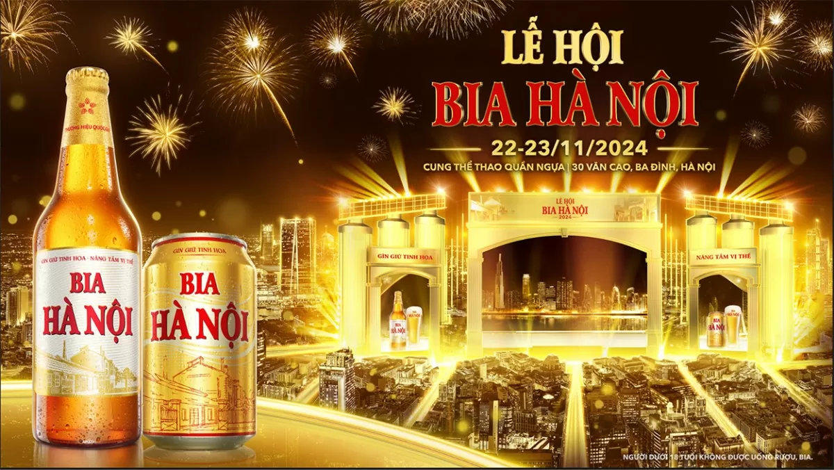 Lễ hội Bia Hà Nội 2024 chính thức quay trở lại vào tháng 11 này