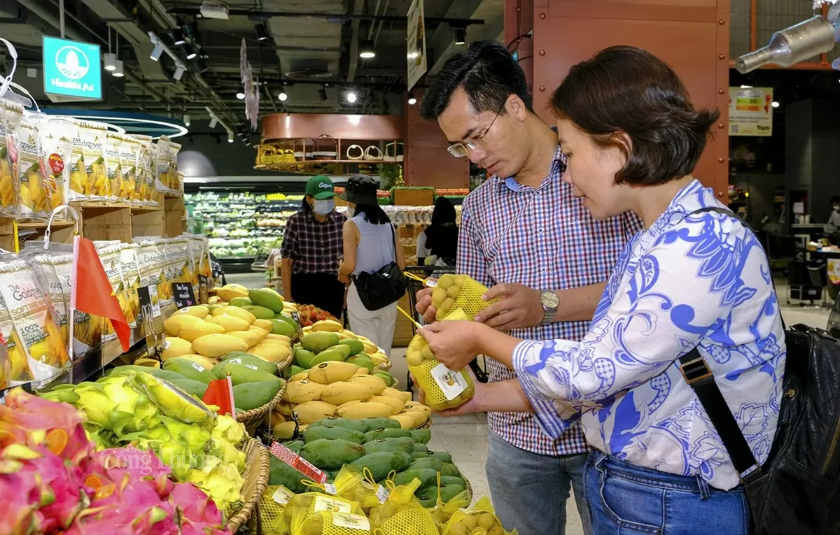 Trái nhãn Việt Nam bán tại siêu thị Thái Lan