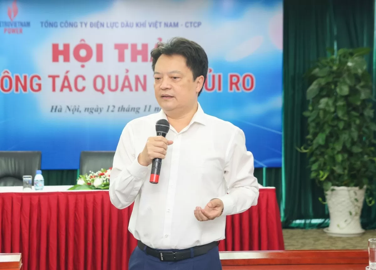 Ông Hoàng Văn Quang, Chủ tịch HĐQT PV Power đề nghị thực hiện các giải pháp để hoạt động SXKD hiệu quả, giảm thiểu các rủi ro, phấn đấu hoàn thành cao nhất các chỉ tiêu đã được giao