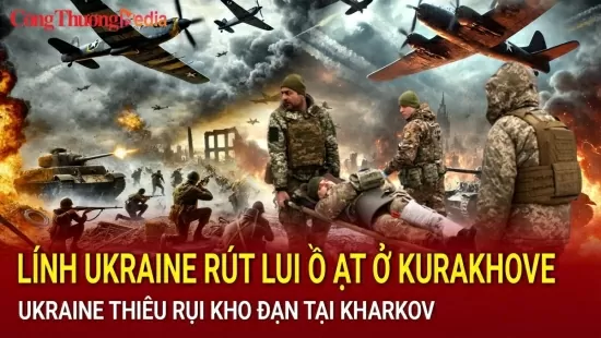 Chiến sự Nga-Ukraine sáng 16/11: Lính Ukraine rút lui ồ ạt ở Kurakhove; Ukraine thiêu rụi kho đạn tại Kharkov