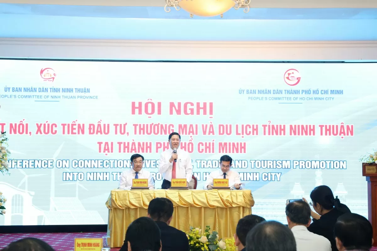 Ninh Thuận ‘bắt tay’ cùng TP Hồ Chí Minh thu hút đầu tư