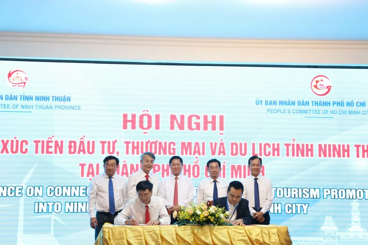 Ninh Thuận ‘bắt tay’ cùng TP Hồ Chí Minh thu hút đầu tư