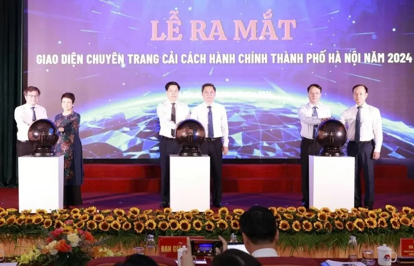 Ra mắt chuyên trang và trao giải cuộc thi giải pháp cải cách hành chính Thành phố Hà Nội năm 2024