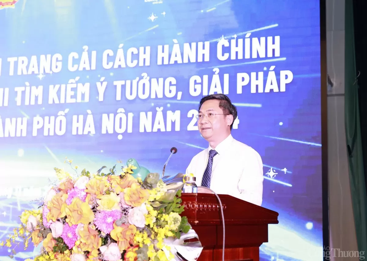 Văn phòng UBND đoạt giải Nhất Cuộc thi Tìm kiếm ý tưởng, giải pháp cải cách hành chính TP.Hà Nội năm 2024