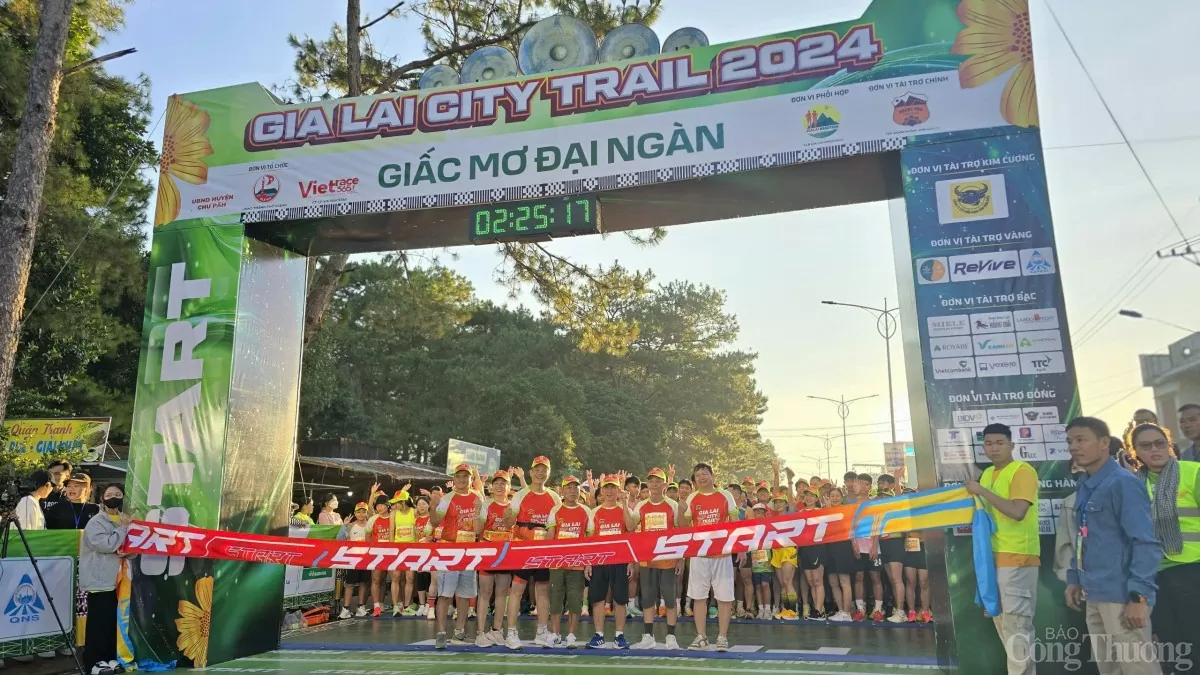 Hơn 6.800 runner hào hứng chinh phục cung đường tuyệt đẹp tại Gia Lai City Trail 2024