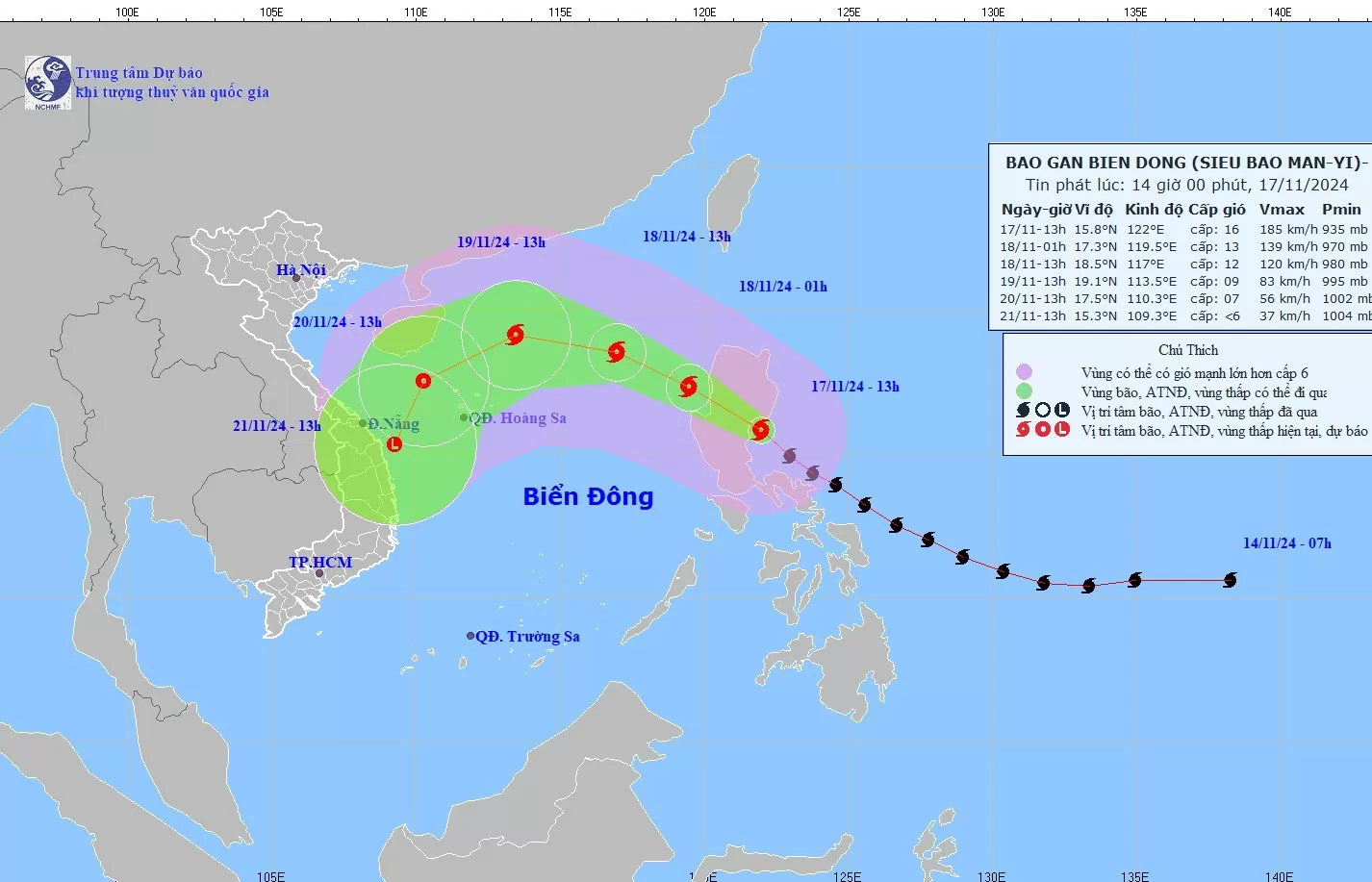 Bão Manyi sắp vào Biển Đông, Bộ NN&PTNT chỉ đạo ứng phó