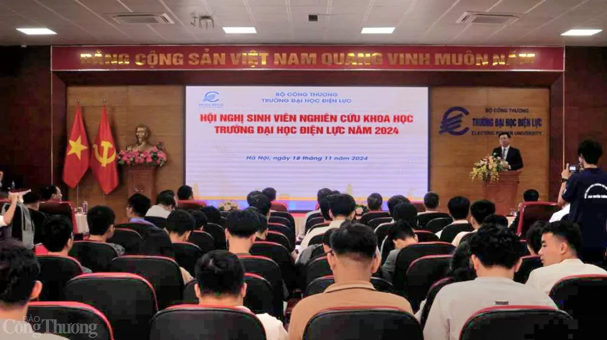 Trường Đại học Điện lực tổ chức hội nghị sinh viên nghiên cứu khoa học