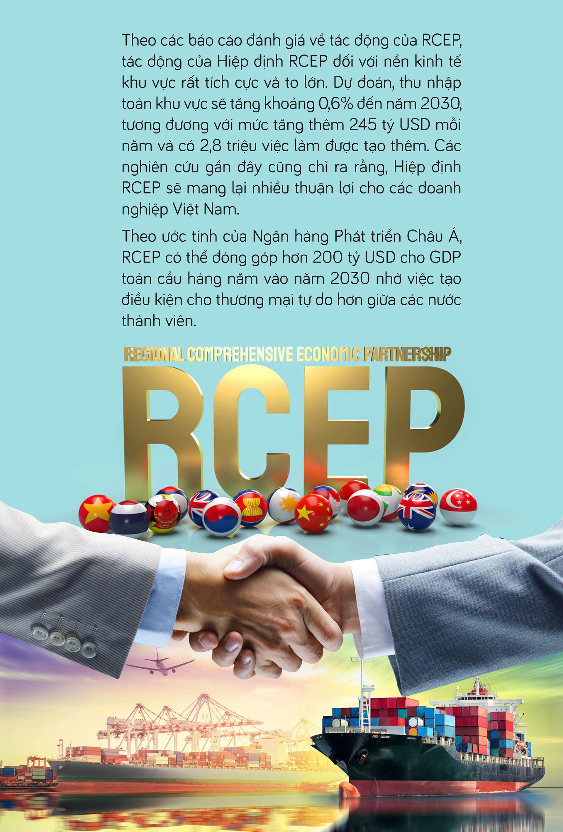 4 năm ký kết Hiệp định RCEP: Cánh cửa mới mở ra cho doanh nghiệp Việt