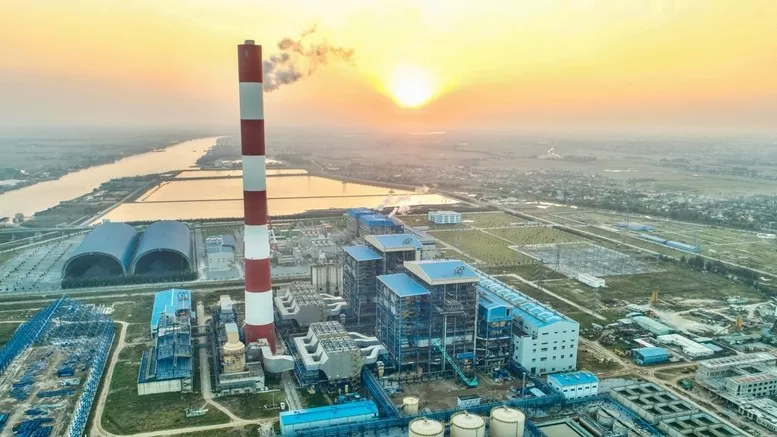 Nhà máy Nhiệt điện Thái Bình 2 được khánh thành vào tháng 4/2023 với sự quyết tâm của Chính phủ, Bộ Công Thương và các đơn vị liên quan. Ảnh: Chinh phu.vn