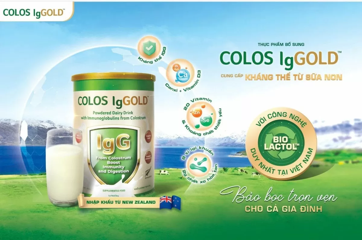 Colos IgGold: Thêm lựa chọn chăm sóc sức khỏe chủ động của Care For Việt Nam